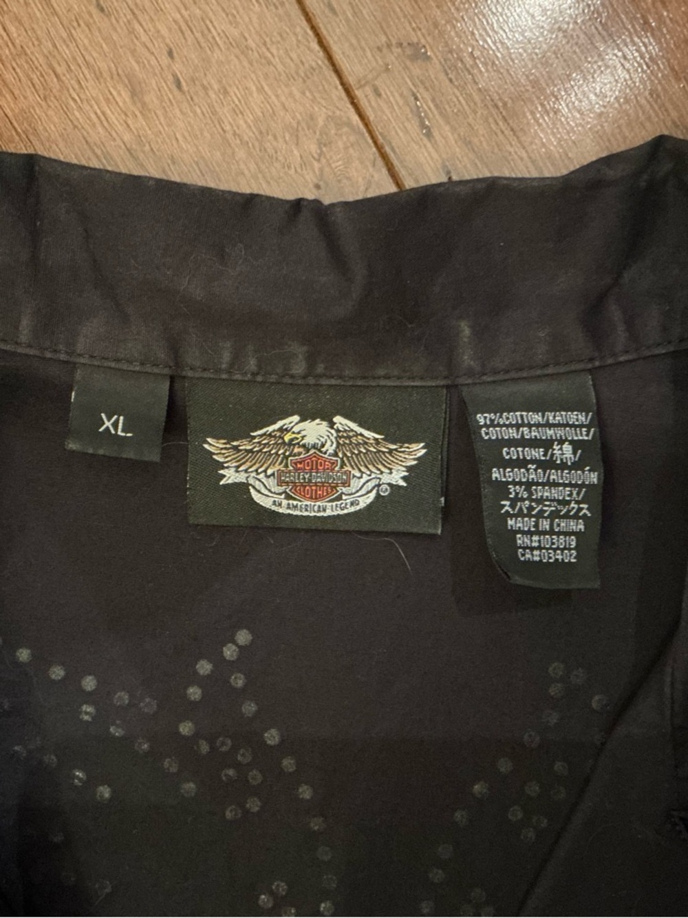 Harley-Davidson Black Vest - Picture 3 of 5